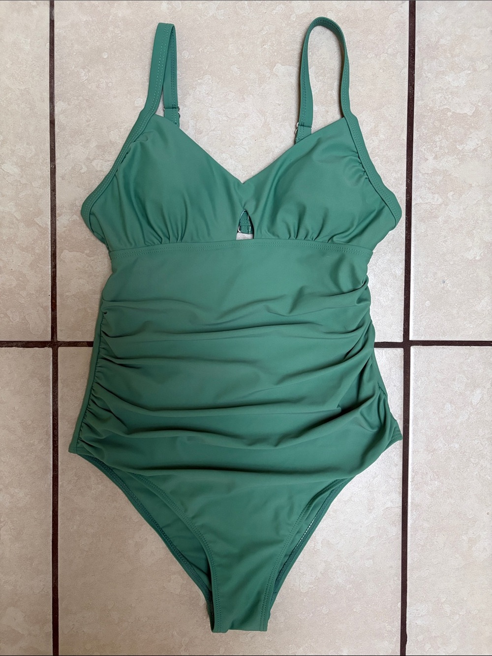 Mint Green One piece Tummy Flattering Swimsuit